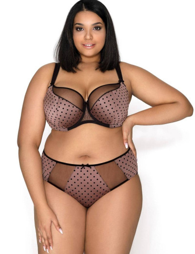 Бюстгальтер полумягкий MAT 3154/21 UMA, Цвет: черный/мока, Размеры: 90B, изображение 3