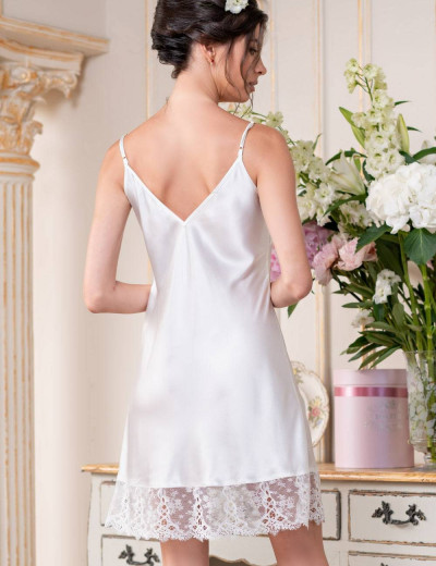 Сорочка шелковая Mia-Amore EDITA 3670 белый, Цвет: белый, Размеры: S, изображение 2