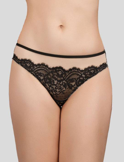 Модный комплект бралетт и бразилиана Mioocchi CHARISMA 758380 beg/nero, Цвет: beg/nero, Размеры: 70B, изображение 3