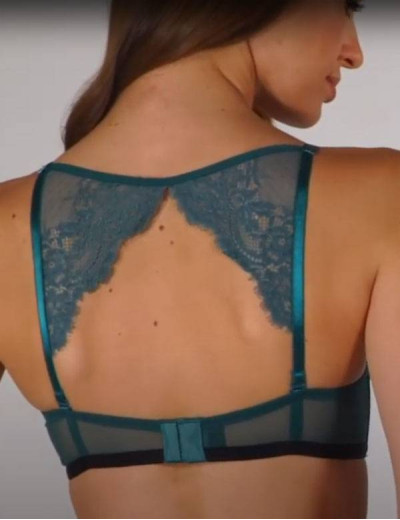 Комплект бандо пуш-ап и бразилиана Mioocchi CHARISMA 758282 verde, Цвет: verde (зеленый), Размеры: 85D, изображение 3