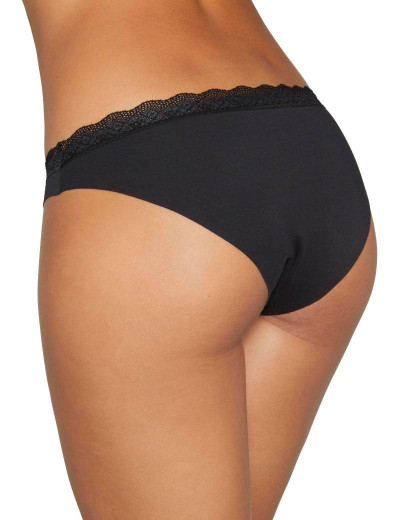 Бесшовные трусы слипы Ysabel Mora INTIMATES 19159 MINI черный, Цвет: черный, Размеры: L, изображение 2