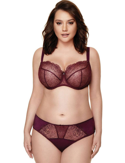 Бюстгальтер мягкий Gorteks PAMELA B2 M слива, Цвет: слива, Размеры: 65E, изображение 4