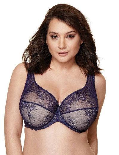Бюстгальтер полумягкий Gorteks SCARLET B3 PU синий, Цвет: синий, Размеры: 65E, изображение 3