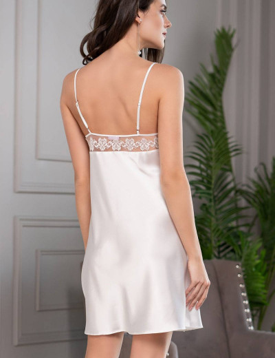 Сорочка атласная Mia-Amore MARISIA 8581 белый, Цвет: белый, Размеры: S, изображение 2