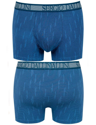 Мужские трусы боксеры Sergio Dallini SG2927-1, Цвет: синий, Размеры: 3XL, изображение 3