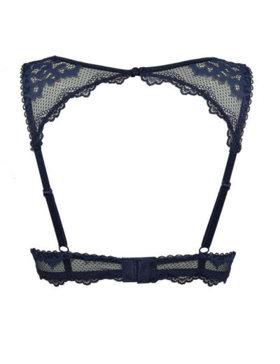 Комплект пуш-ап и слипы Sielei CHATEAU 6838+6835 blu, Цвет: blu (синий), Размеры: 70B, изображение 3