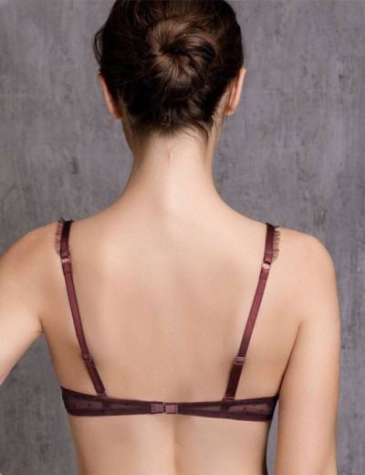 Модный комплект пуш-ап и бразилиана Mioocchi JOSEPHINE 758484 magenta, Цвет: magenta, Размеры: 70B, изображение 5