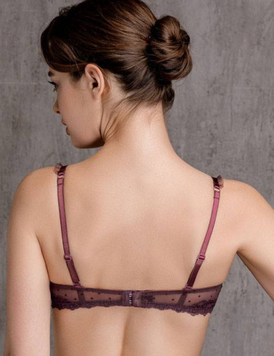 Модный комплект фашия и бразилиана Mioocchi JOSEPHINE 758784/85 magenta, Цвет: magenta (бордовый), Размеры: 70C, изображение 2