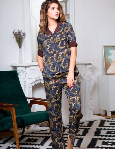 Брючный комплект Mia-Mia ELANIA 16425, Цвет: принт 707, Размеры: S, изображение 3