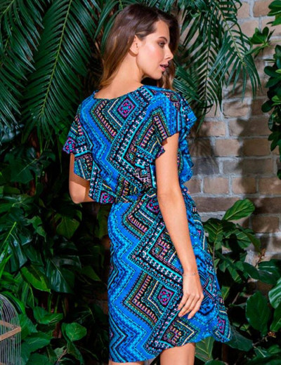 Платье вискозное Mia-Mia JANA 16431 голубой, Цвет: голубой, Размеры: S, изображение 2