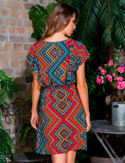 Платье вискозное Mia-Mia JANA 16431 красный, Цвет: красный, Размеры: M, изображение 2