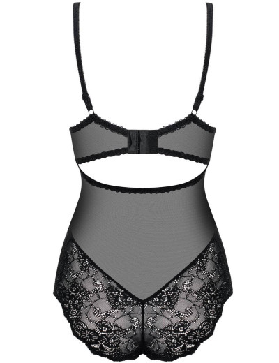 Соблазнительное боди Obsessive AMALLIE TEDDY, Цвет: черный, Размеры: S/M, изображение 5