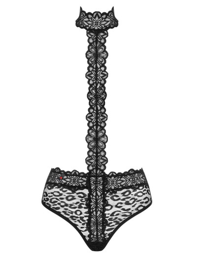 Боди-стринг Obsessive CROSSITA TEDDY, Цвет: черный, Размеры: S/M, изображение 3