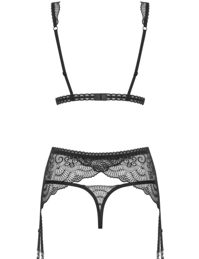 Боди Obsessive Firella teddy, Чёрный, S/M Obs_Firella teddy S/M - Obsessive - Эротические боди - Купить