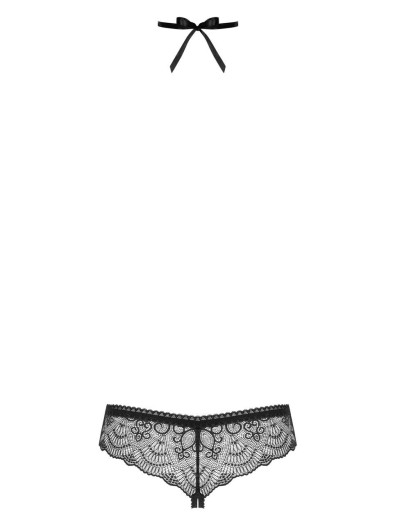 Комплект маска + трусики Obsessive FIRELLA SET, Цвет: черный, Размеры: S/M, изображение 4