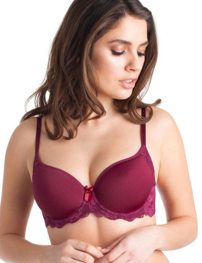 Бюстгальтер спейсер Orhideja 180-208 малиновое сияние, Цвет: малиновое сияние, Размеры: 75E, изображение 3