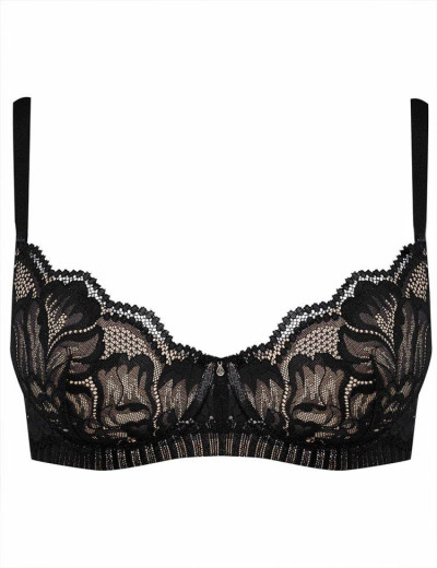 Бюстгальтер балконет пуш-ап Esotiq BLISSFUL 38392 черный/беж, Цвет: черный/беж, Размеры: 70E, изображение 5