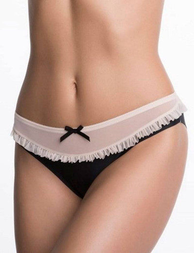 Трусы слипы Julimex MADAM черный/бежевый, Цвет: черный/бежевый, Размеры: S, изображение 4