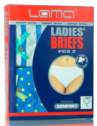 Набор трусов слипов LA/MA 1094BI (2 шт в упаковке), Цвет: голубой, Размеры: S, изображение 4