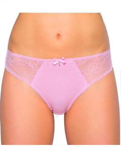 Набор трусов слипов LA/MA 1090BI (2 шт в упаковке), Цвет: белый+розовый, Размеры: L, изображение 3