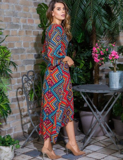 Платье длинное Mia-Mia JANA 16437 красный, Цвет: красный, Размеры: S, изображение 2