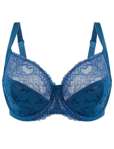 Бюстгальтер мягкий Milavitsa 102770 / 122770 французский синий, Цвет: французский синий, Размеры: 90F, изображение 3