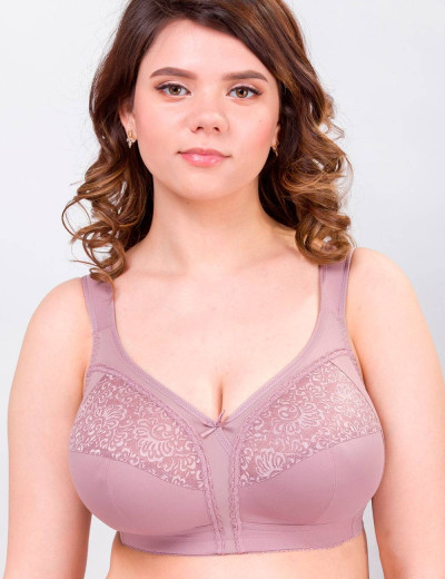Бюстгальтер мягкий без косточек Milavitsa 104080 / 104081 / 124080 кофейный десерт, Цвет: кофейный десерт, Размеры: 105G, изображение 2