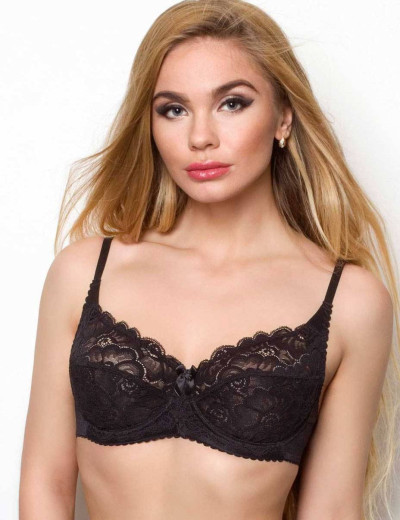 Бюстгальтер мягкий Orhideja 535-146 черный, Цвет: черный, Размеры: 85C, изображение 3