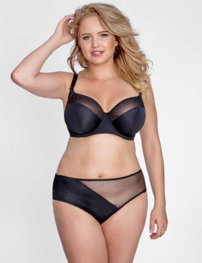 Бюстгальтер мягкий Akcent 1002 M черный, Цвет: черный, Размеры: 100E, изображение 2