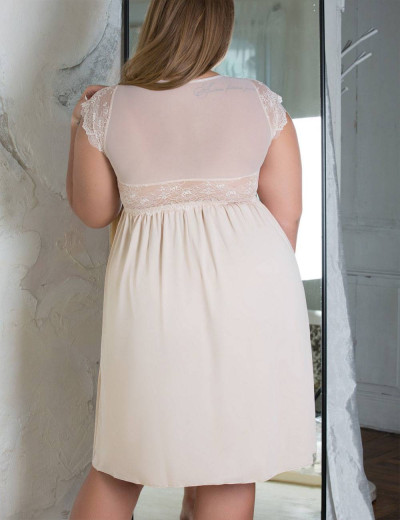 Сорочка Akcent 504 телесный, Цвет: телесный, Размеры: S, изображение 2