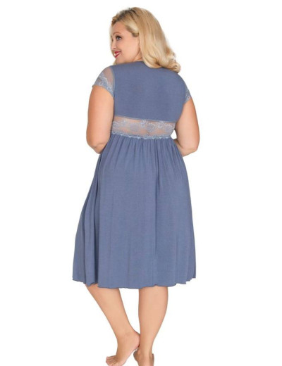 Ночная сорочка с поддержкой груди Akcent 548, Цвет: серо-голубой, Размеры: L, изображение 4