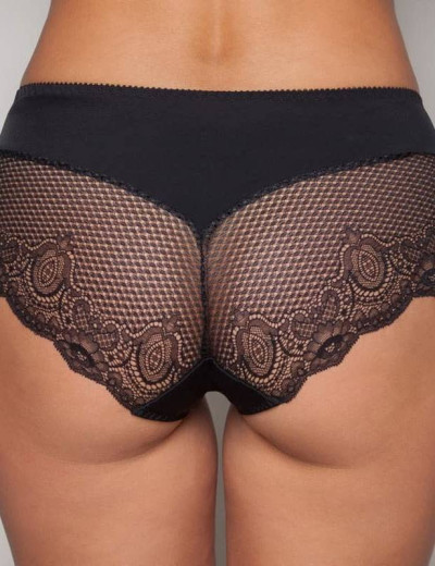 Трусы слипы миди Albina L NUANCE 480 черный, Цвет: черный, Размеры: S, изображение 2