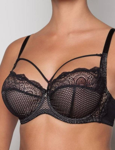 Бюстгальтер мягкий Albina L NUANCE 7035 черный, Цвет: черный, Размеры: 90E, изображение 2