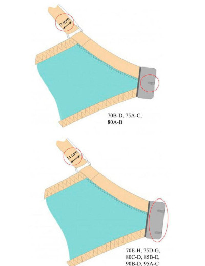 Бюстгальтер балконет тюльпан Honey H32-16-L белый, Цвет: белый, Размеры: 90D, изображение 6