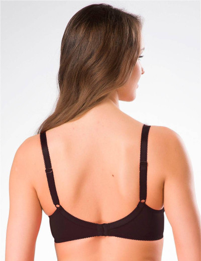 Бюстгальтер балконет тюльпан Honey H32-16-L черный, Цвет: черный, Размеры: 95C, изображение 2