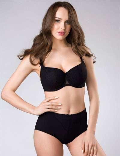 Бюстгальтер балконет тюльпан Honey H32-16-L черный, Цвет: черный, Размеры: 95C, изображение 3