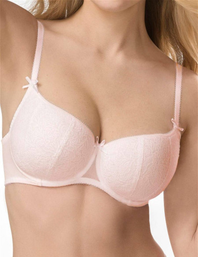 Бюстгальтер балконет тюльпан Honey H32-16-L крем-брюле, Цвет: крем-брюле, Размеры: 95A, изображение 4