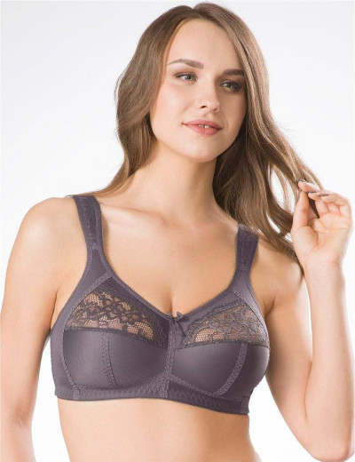 Бюстгальтер мягкий без косточек Honey H34-17-L сиреневый туман, Цвет: сиреневый туман, Размеры: 75G, изображение 4