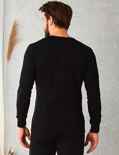 Футболка мужская с длинным рукавом Key MVD 012 графит, Цвет: графит, Размеры: L, изображение 2