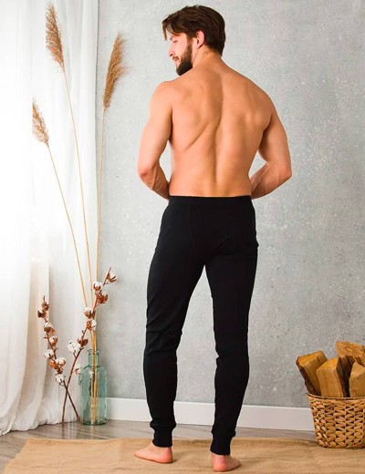 Кальсоны мужские Key MXL 012 черный, Цвет: черный, Размеры: M, изображение 3