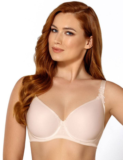 Мягкий формованный бюстгальтер Mefemi ANITA U minimizer экрю, Цвет: экрю, Размеры: 75G, изображение 4