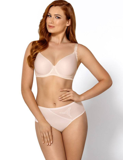 Мягкий формованный бюстгальтер Mefemi ANITA U minimizer экрю, Цвет: экрю, Размеры: 75G, изображение 2