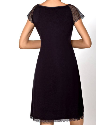 Сорочка с кружевным рукавом Nipplex SABRINA черный, Цвет: черный, Размеры: M, изображение 2