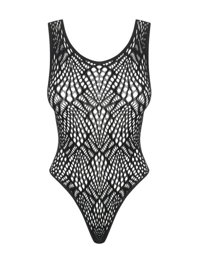 Ажурное боди Obsessive B127, Цвет: черный, Размеры: S/M/L, изображение 3