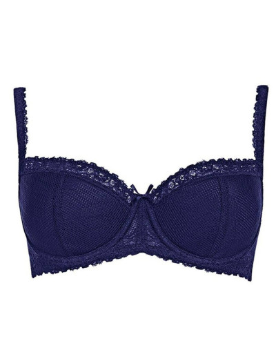 Бюстгальтер балконет Sermija 123-09-L синий сапфир, Цвет: синий сапфир, Размеры: 75F, изображение 6