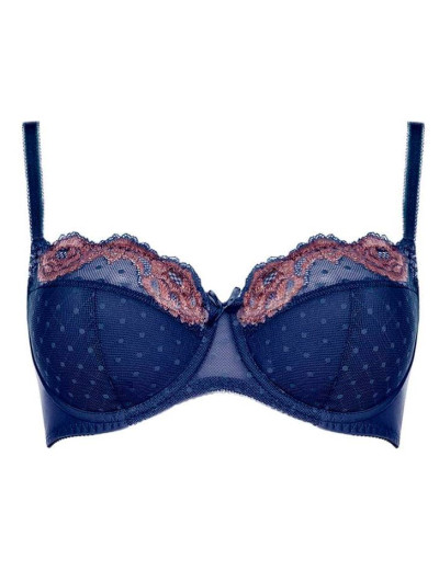 Бюстгальтер полумягкий Sermija 139-11-L синий сапфир, Цвет: синий сапфир, Размеры: 85D, изображение 5