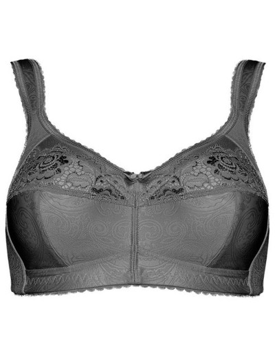 Бюстгальтер мягкий без косточек Sermija 149-12-L темный графит, Цвет: тёмный графит, Размеры: 80C, изображение 7