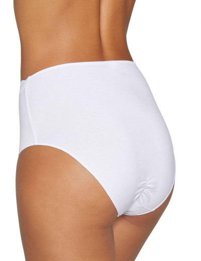 Трусы слипы высокие хлопковые Ysabel Mora 19684 MAXI белый, Цвет: белый, Размеры: M, изображение 2