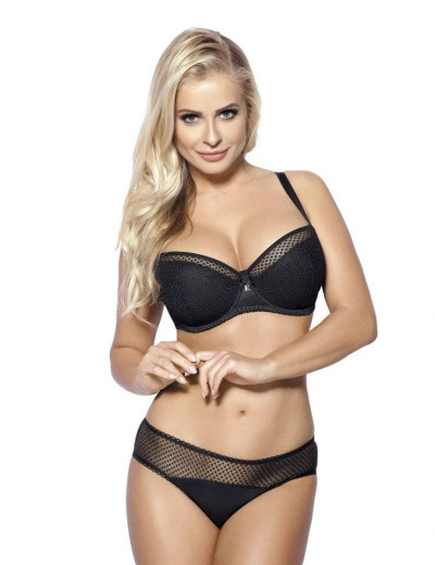 Трусы бразилиана Kinga 339/3-P tulle черный, Цвет: черный, Размеры: S, изображение 6