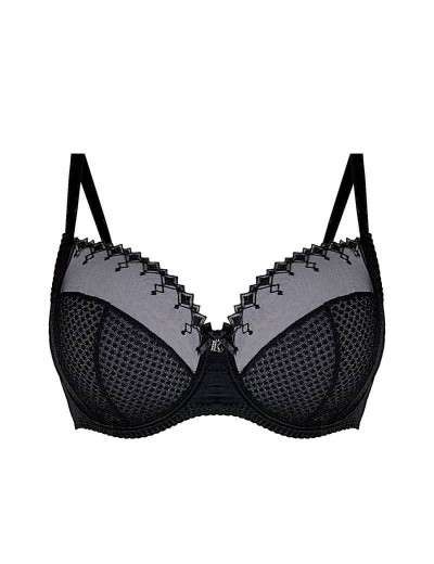 Бюстгальтер мягкий Kinga MICHELL 343-BC черный, Цвет: черный, Размеры: 80F, изображение 10